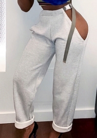 (Real Image)2022 Styles Women Fashion Summer TikTok&Instagram Styles Gray Long Pants