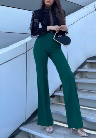 (Only Long Pants)(Real Image)2022 Styles Women Fashion Summer TikTok&Instagram Styles Solid Color Long Pants
