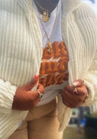 (Real Image)2022 Styles Women Fashion Summer TikTok&Instagram Styles Front Zipper Coats