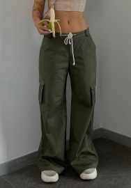 (Green)2022 Styles Women Fashion Summer TikTok&Instagram Styles Loose Long Pants