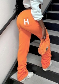 (Real Image)2022 Styles Women Fashion Spring&Winter TikTok&Instagram Styles Orange Long Pants