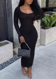 (Real Image)2022 Styles Women Fashion Spring&Winter TikTok&Instagram Styles Long Sleeve Maxi Dress