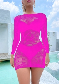 (Real Image)2022 Styles Women Fashion Spring&Winter TikTok&Instagram Styles Cut Out Long Sleeve Lace Mini Dress