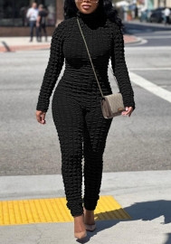 (Black)2022 Styles Women Fashion Spring&Winter TikTok&Instagram Styles Solid Color Jumpsuit
