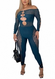 (Dark Blue)2022 Styles Women Fashion Spring&Winter TikTok&Instagram Styles Lace Cut Out Jumpsuit