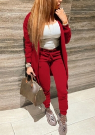 (Not Tops)(Red)2022 Styles Women Fashion Spring&Winter TikTok&Instagram Styles Solid Color Two Piece Suit