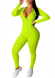 (Real Image)2022 Styles Women Sexy Spring&Winter TikTok&Instagram Styles Front Zipper Two Piece Suit