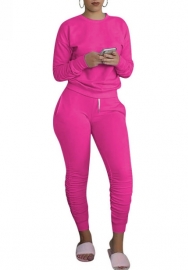 (Rose)2022 Styles Women Sexy Spring&Winter TikTok&Instagram Styles Solid Color Two Piece Suit