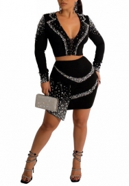 (Black)2022 Styles Women Sexy Spring&Winter TikTok&Instagram Styles Sequins Club Dress