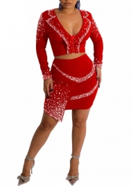 (Red)2022 Styles Women Sexy Spring&Winter TikTok&Instagram Styles Sequins Club Dress