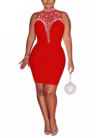 (Red)2022 Styles Women Sexy Spring&Winter TikTok&Instagram Styles Sequin Mini Dress