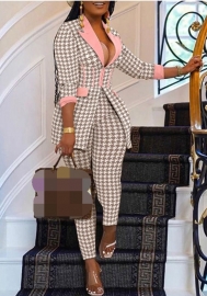 (Real Image)2022 Styles Women Sexy Spring&Winter TikTok&Instagram Styles Pink Two Piece Suit