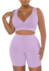 (Purple)2022 Styles Women Sexy Spring&Winter TikTok&Instagram Styles Short Two Piece Suit