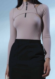 (Pink)2022 Styles Women Sexy Spring&Winter TikTok&Instagram Styles Long Sleeve Bodysuit