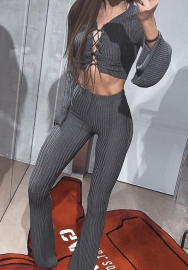 (Gray)2022 Styles Women Sexy Spring&Winter TikTok&Instagram Styles Gray Two Piece Suit