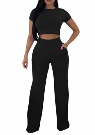 (Real Image)2023 Styles Women Sexy&Fashion Spring&Summer TikTok&Instagram Styles Solid Color Two Piece Suit