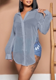 (Real Image)2023 Styles Women Sexy&Fashion Spring&Summer TikTok&Instagram Styles Front Button Shirts