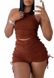 (Real Image)2023 Styles Women Sexy&Fashion Spring&Summer TikTok&Instagram Styles Short Two Piece Suit