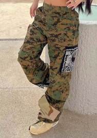 (Real Image)2023 Styles Women Sexy&Fashion Spring&Summer TikTok&Instagram Styles Camouflage Loose Long Pants