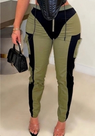 (Real Image)2023 Styles Women Sexy&Fashion Spring&Summer TikTok&Instagram Styles Contrast Color Long Pants