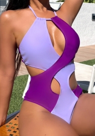(Real Image)2023 Styles Women Sexy&Fashion Summer TikTok&Instagram Styles Contrast Color One Piece Swimwear