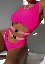 (Real Image)2023 Styles Women Sexy&Fashion Summer TikTok&Instagram Styles Contrast Color One Piece Swimsuit