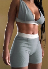 (Real Image)2023 Styles Women Sexy&Fashion Spring&Summer TikTok&Instagram Styles Short Two Piece Suit