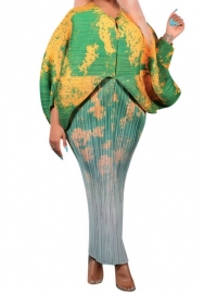 (Plus Size)2023 Styles Women Sexy&Fashion Spring&Summer TikTok&Instagram Styles Loose Floral Maxi Dress
