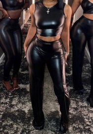 (Real Image)2023 Styles Women Sexy&Fashion Spring&Summer TikTok&Instagram Styles Black Two Piece Suit