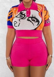 (Real Image)2023 Styles Women Sexy&Fashion Spring&Summer TikTok&Instagram Styles Sweater Short Two Piece Suit