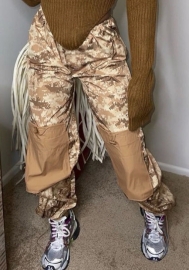 (Real Image)2023 Styles Women Sexy&Fashion Spring&Summer TikTok&Instagram Styles Khaki Camouflage Long Pants