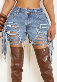 (Real Image)2023 Styles Women Sexy&Fashion Spring&Summer TikTok&Instagram Styles Ripped Short Pants