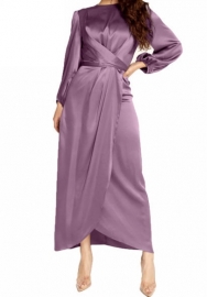 (Purple)2023 Styles Women Sexy&Fashion Spring&Summer TikTok&Instagram Styles Muslim Maxi Dress