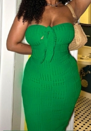 (Green)2023 Styles Women Sexy&Fashion Spring&Summer TikTok&Instagram Styles Tube Maxi Dress