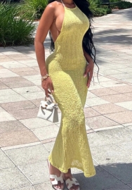 (Real Image)2023 Styles Women Sexy&Fashion Spring&Summer TikTok&Instagram Styles Halter Maxi Dress