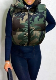 (Real Image)2023 Styles Women Sexy&Fashion Spring&Summer TikTok&Instagram Styles Camouflage Sleeveless Coat
