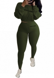 (Green)2023 Styles Women Sexy&Fashion Spring&Summer TikTok&Instagram Styles Solid Color Two Piece Suit