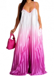 (Rose)2023 Styles Women Sexy&Fashion Spring&Summer TikTok&Instagram Styles Strap Loose Casual Print Maxi Dress
