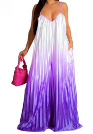 (Purple)2023 Styles Women Sexy&Fashion Spring&Summer TikTok&Instagram Styles Strap Loose Casual Print Maxi Dress
