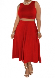 (Red)2023 Styles Women Sexy&Fashion Spring&Summer TikTok&Instagram Styles Loose Two Piece Dress