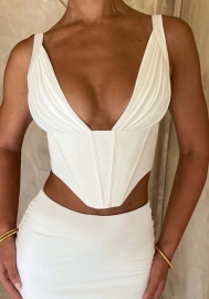 (Only Tops)(White)2023 Styles Women Sexy&Fashion Spring&Summer TikTok&Instagram Styles Strap Vest Tops