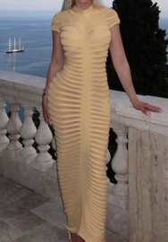 (Real Image)2023 Styles Women Sexy&Fashion Spring&Summer TikTok&Instagram Styles Short Sleeve Maxi Dress