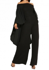 (Real Image)2023 Styles Women Sexy&Fashion Autumn/Winter TikTok&Instagram Styles Solid Color Loose Jumpsuit