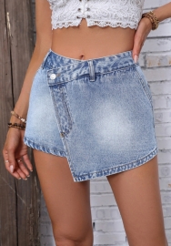 (Only Bottom)(Real Image)2023 Styles Women Christmas Sexy&Fashion Autumn/Winter TikTok&Instagram Styles Blue Jeans Short Pants