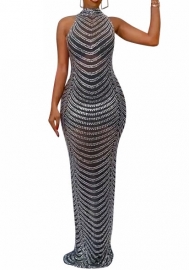 (Real Image)2023 Styles Women Sexy&Fashion Autumn/Winter TikTok&Instagram Styles  Sequins Maxi Dress