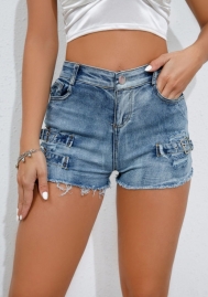 (Only Bottom)(Real Image)2023 Styles Women Sexy&Fashion Autumn/Winter TikTok&Instagram Styles Jeans Short Pants