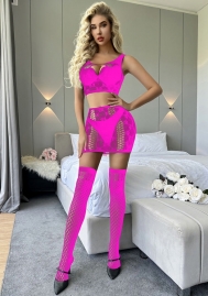 2023 Styles Women Sexy&Fashion Autumn/Winter TikTok&Instagram Styles Short Sleeve Lace Mini Dress