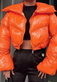(Orange)2023 Styles Women Sexy&Fashion Autumn/Winter TikTok&Instagram Styles Front Zipper Coat