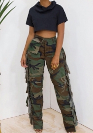 (Only Bottom)(Real Image)2023 Styles Women Sexy&Fashion Autumn/Winter TikTok&Instagram Styles Camouflage Long Pants