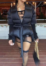 (Only Tops)(Real Image)2023 Styles Women Sexy&Fashion Autumn/Winter TikTok&Instagram Styles Black Long Sleeve Coat